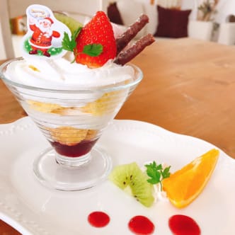 2018年12月クリスマス限定ミニパフェ 